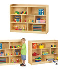 6 Section Bookshelf/Open Display Rack | (MR-008)