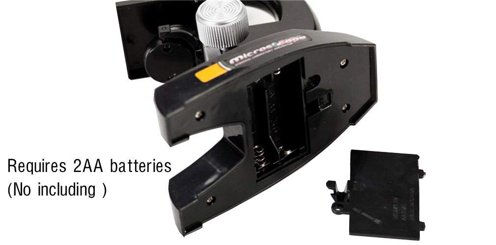 Lukzer Microscope Kit with LED 100X 400X and 1200X Magnification