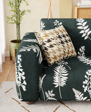 Lukzer Polyester Sofa Cover Leaf Stem (SC-007-01)