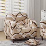 Polyester Sofa Cover ( Lining Design)