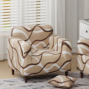 Polyester Sofa Cover ( Lining Design)