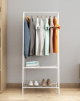 Garment Stand with 2 Bottom Shelves (A-Shape/Metal)