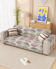 Lukzer Reversible Quilted Sofa Mat with Arms Ocean Breeze (SC-183-01/A)