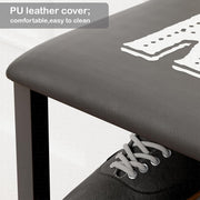 Lukzer 2-Layer Shoe Rack with Bench – Relax Printed Design, Sturdy Storage Organizer