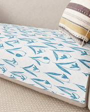 Lukzer Quilted Waterproof Sofa Mat   Bluebell (SC-186-01)