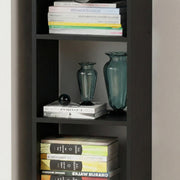 Lukzer 6 Layer Engineered Wood Bookshelf Multipurpose Rack (MR-005/Black)