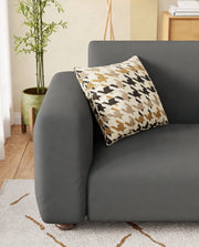 Lukzer Polyester Sofa Cover Plain Grey (SC-030-01)