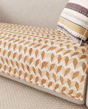 Lukzer Reversible Quilted Sofa Mat   Rhythmic Arcs (SC-181-01)