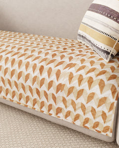 Lukzer Reversible Quilted Sofa Mat   Rhythmic Arcs (SC-181-01)