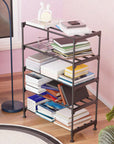 Easy DIY Bookshelf/Stationery Storage Organizer | (Metal & Plastic)