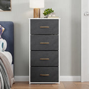 Lukzer Metal Multi-Purpose Rack with Fabric Drawers (MMR-002)