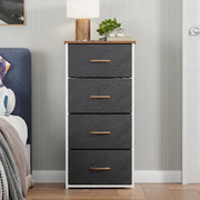 Lukzer Metal Multi-Purpose Rack with Fabric Drawers (MMR-002)