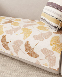 Lukzer Quilted Waterproof Sofa Mat  Fan Leaf (SC-185-01)