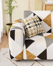 Lukzer Polyester Sofa Cover - Prism Dotted (SC-045-01)