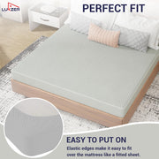 Lukzer Quilted Cotton Waterproof Mattress Protector   Mercury (MTP-QMC-001)
