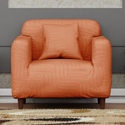 Jacquard Sofa Cover (Ripple Lines Pattern)