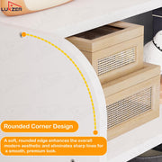 Lukzer Heavy-Duty 6 Layer Open Shoe Organizer Rack Stand (SR-005/White)