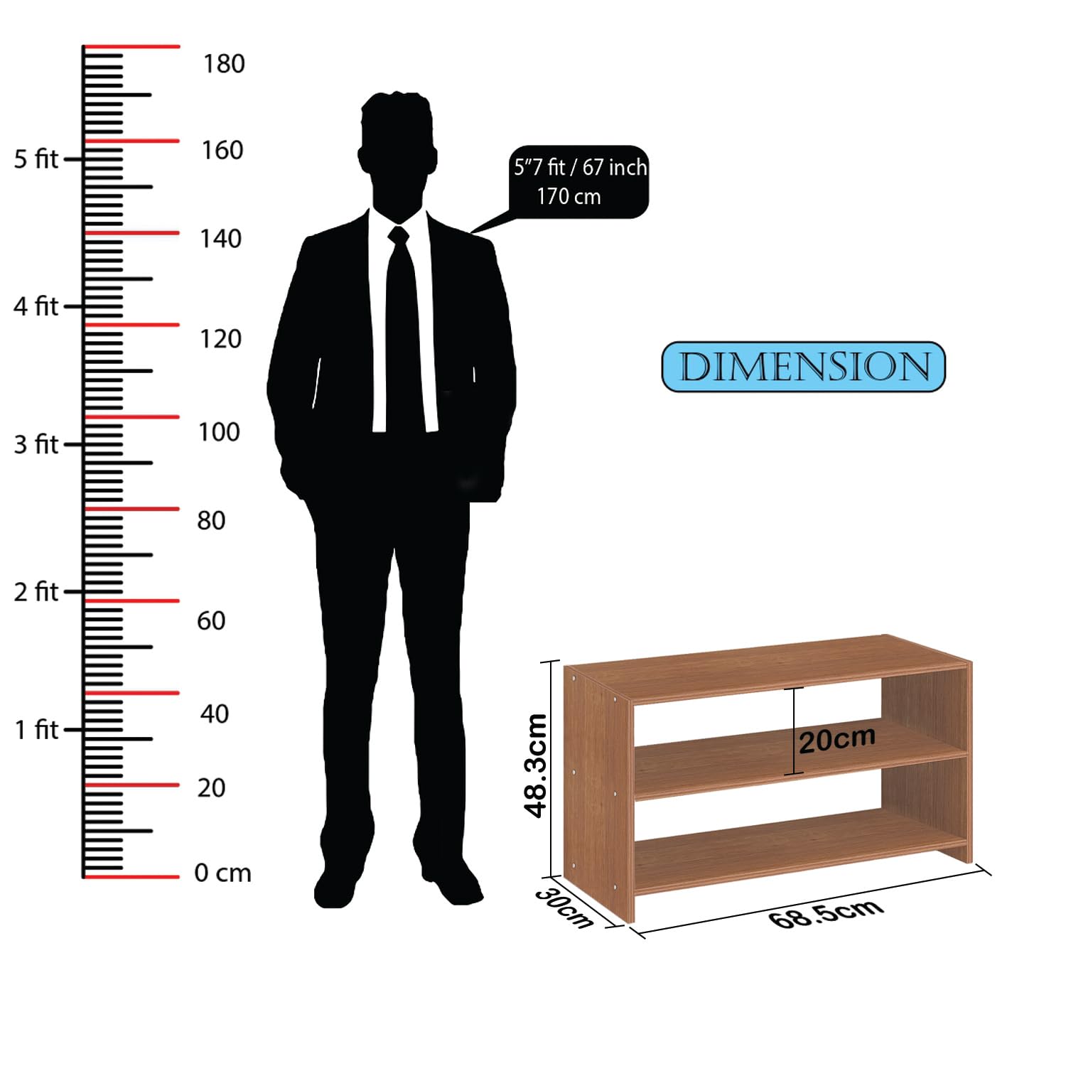 Shoe Rack/Multi-Purpose Organizer | (SR-004)