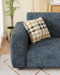 Lukzer Polyester Sofa Cover  Yellow Lining (SC-025-01)