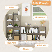 Lukzer 8 Cube Shelf Engineered Wood Bookshelf Storage Organizer (MR-009/Wenge)