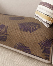 Lukzer Reversible Quilted Sofa Mat Sapphire Bloom (SC-182-01)