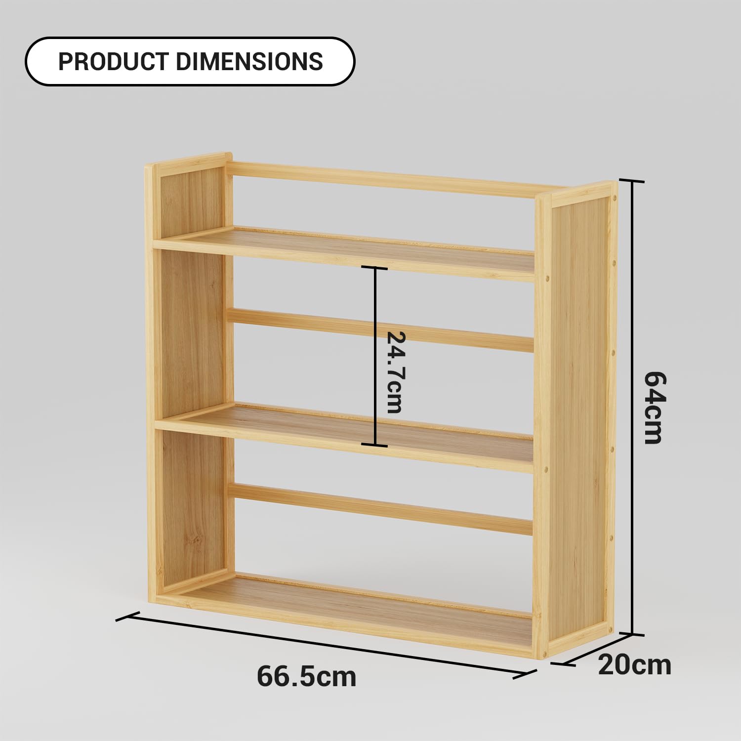 Lukzer 3-Layer Multipurpose Storage Organizer & Display Stand