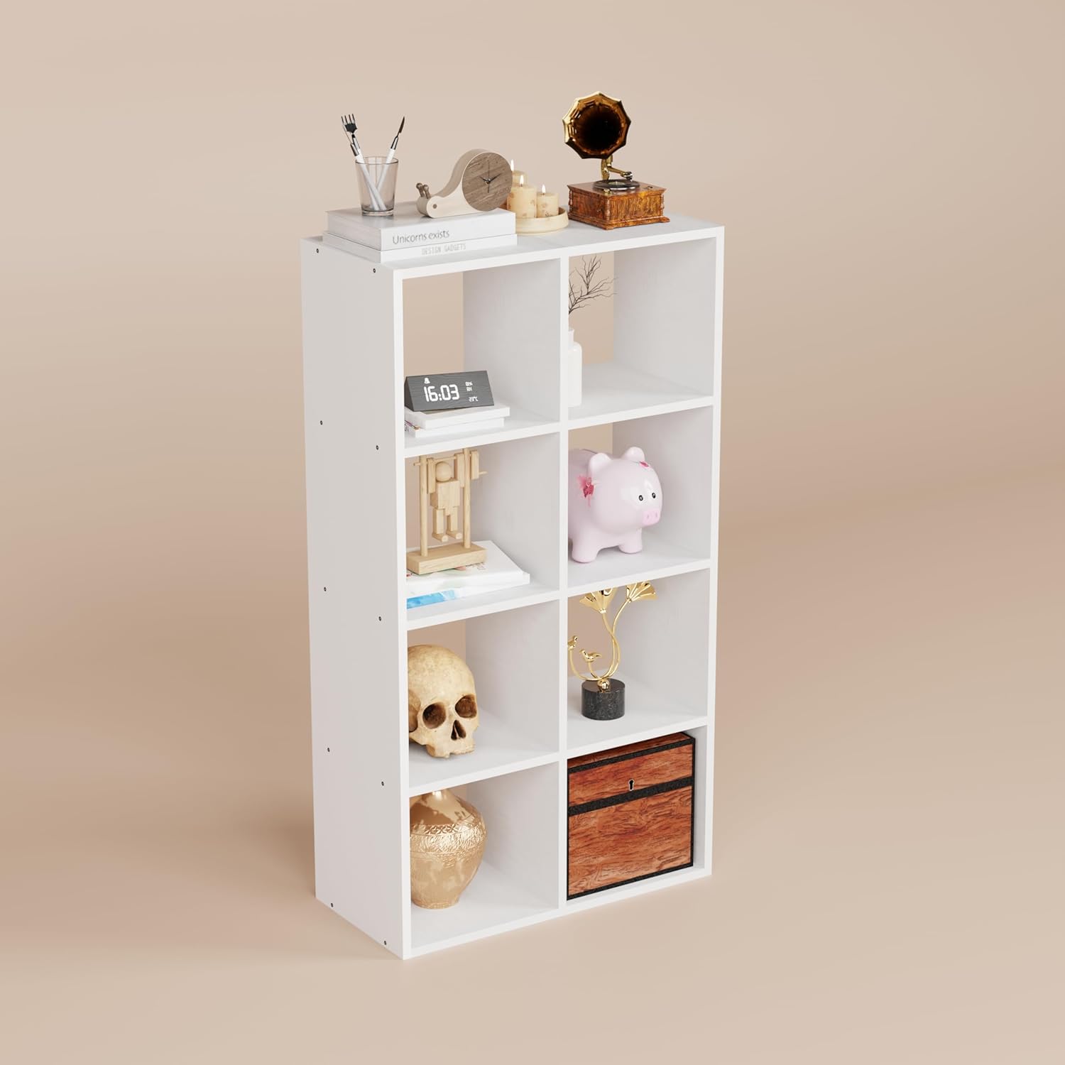 8 Shelf Bookshelf/Open Display Rack | (MR-009)