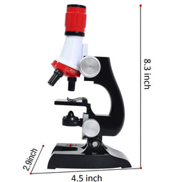 Lukzer Microscope Kit with LED 100X 400X and 1200X Magnification