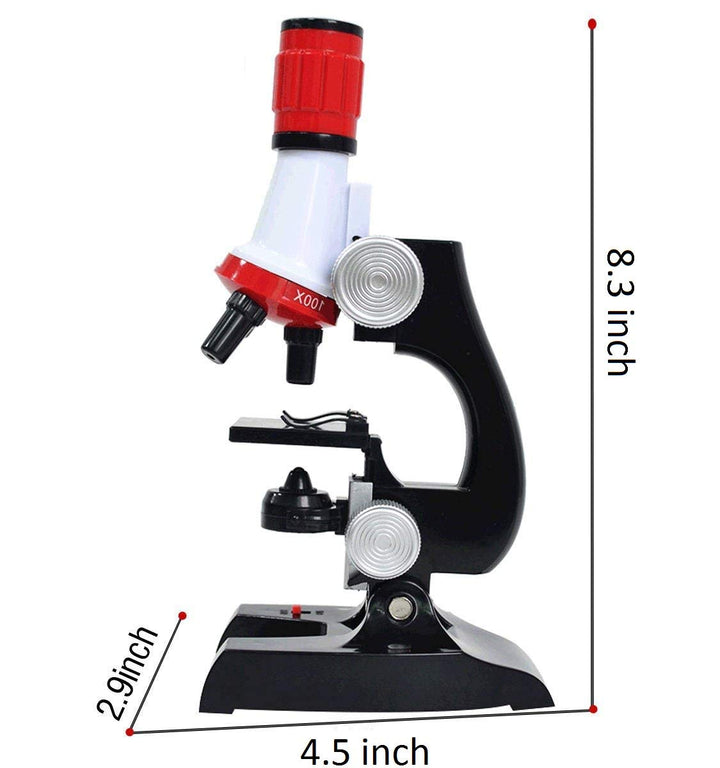 Lukzer Microscope Kit with LED 100X 400X and 1200X Magnification