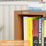 Lukzer 3-Tier Engineered Wood Shoe Storage Shelf (SR-004/Oak Brown)