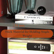 Lukzer 6 Layer Dual Tone Engineered Wood Bookshelf Multipurpose Rack (MR-005/Lavamist)