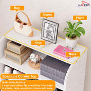 Lukzer Heavy-Duty 6 Layer Open Shoe Organizer Rack Stand (SR-005/White)