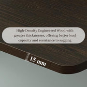 Lukzer Multi-purpose Engineered Wood Wall Mounted Foldable Rack Table (MT-002/Wenge)