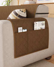 Lukzer Quilted Sofa Mat Walnut (SC-195-01)