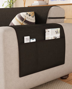 Lukzer Quilted Sofa Mat Stipple Dark Brown (SC-207-01)