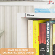 Lukzer 3-Tier Engineered Wood Shoe Storage Shelf (SR-004/White)