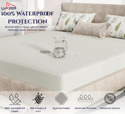 Lukzer Quilted Cotton Waterproof Mattress Protector   Mercury (MTP-QMC-001)