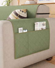 Lukzer Quilted Sofa Mat Mint Green (SC-199-01)