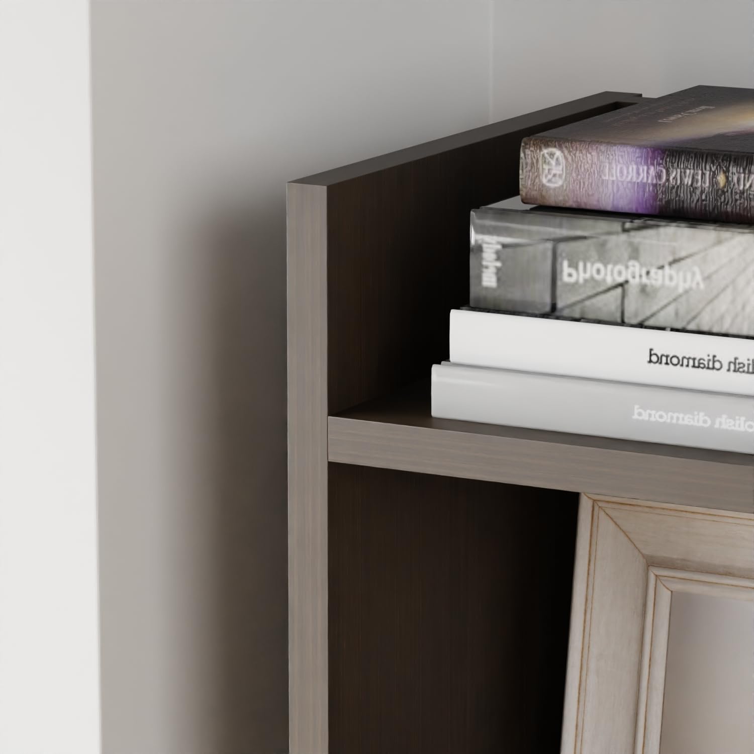 Lukzer 6 Layer Engineered Wood Bookshelf Multipurpose Rack (MR-005/Wenge)