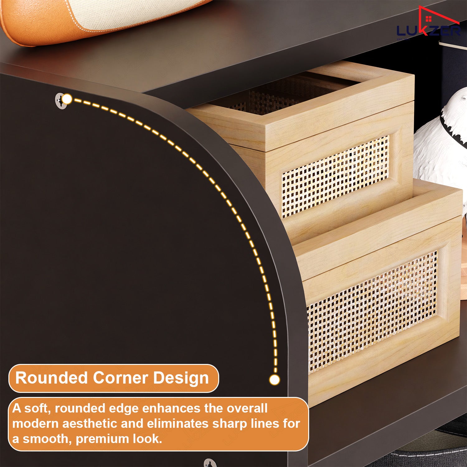 Lukzer Heavy-Duty 6 Layer Open Shoe Organizer Rack Stand (SR-005/Black)
