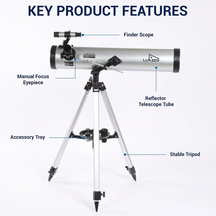 Lukzer F70076 Astronomical Reflector Telescope