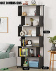 S-Shaped Ladder Bookshelf/Open Display Rack | (MR-002)