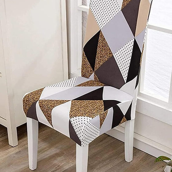 Lukzer Polyester Chair Cover -  Prism Dotted (CC-045-01)