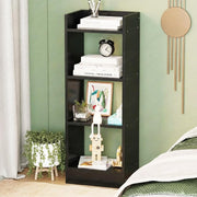 Lukzer 3 Layer Engineered Wood Multipurpose Rack Bookshelf Organizer Stand (MR-010/Black)