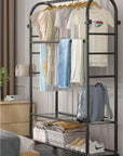 Multifunctional Metal Garment Rack | (35x120x168cm/A Shape)