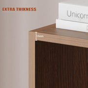 Lukzer 8 Cube Shelf Engineered Wood Bookshelf Storage Organizer (MR-009/Oak Brown)
