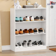 Lukzer 3‑Tier Engineered Wood Multipurpose Open Storage Organizer (MR‑014/White)