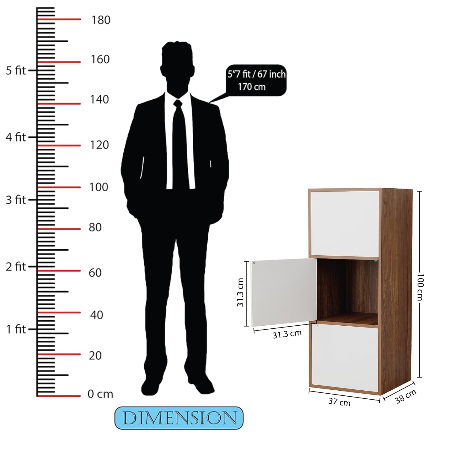 3 Layer Bookshelf/Open Display Rack | (MR-017)