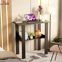 Lukzer Engineered Wood Kids Study Table with Open Shelf (ST-004S/Wenge)