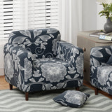 Polyester Sofa Cover (Black Stem Design)